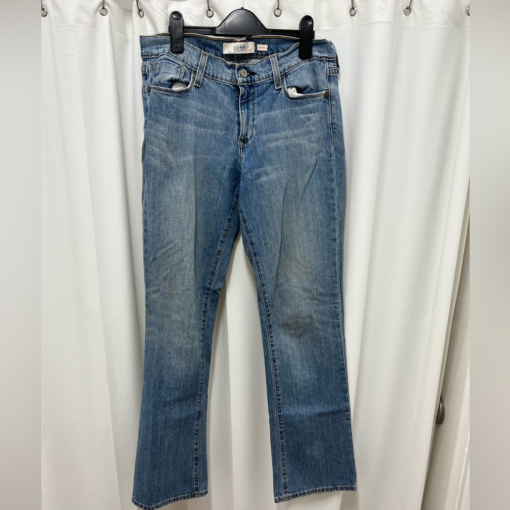 Boot cut medium wash jeans